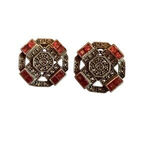 Judith Jack 925 Sterling Silver Earrings